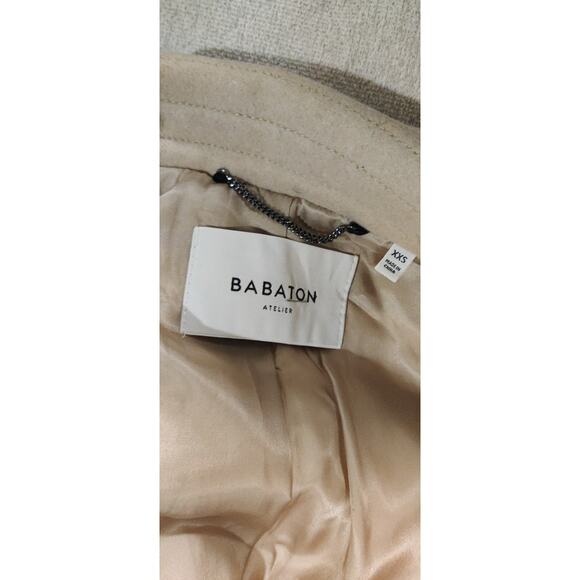 Aritzia Babaton Atelier Italian Cashmere Belted Connor Coat Quiet Luxury Sz XXS - Picture 6 of 8